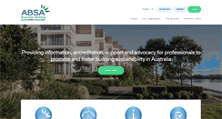 Desktop Screenshot of absa.net.au